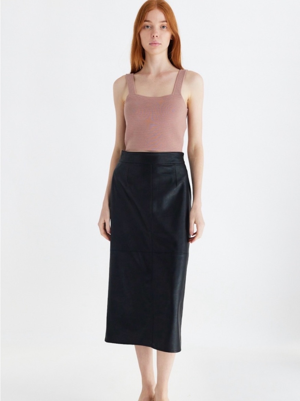 All:Row Textured Crop Tank Top - THE KAILEE TOP